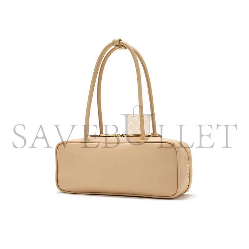 MIU MIU BEAU LEATHER BAG IN BLACK 5BB173 (28*12*8cm)